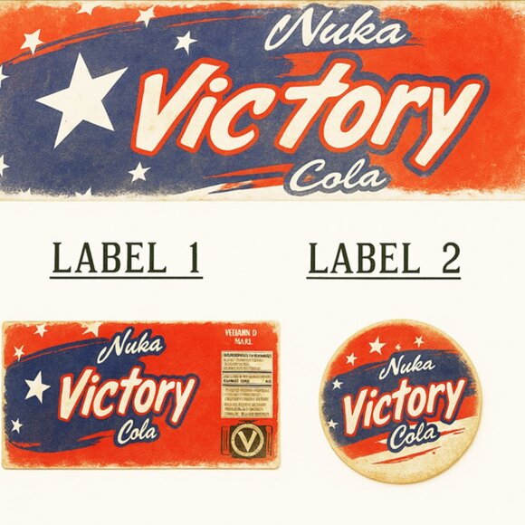 Fallout 4 Nuka Cola Victory Bottle Keychain - 3.5inch Gaming Keychain - Picture 11 of 11